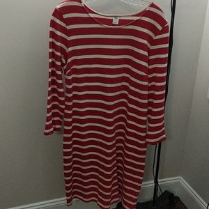 Red Striped Dress
